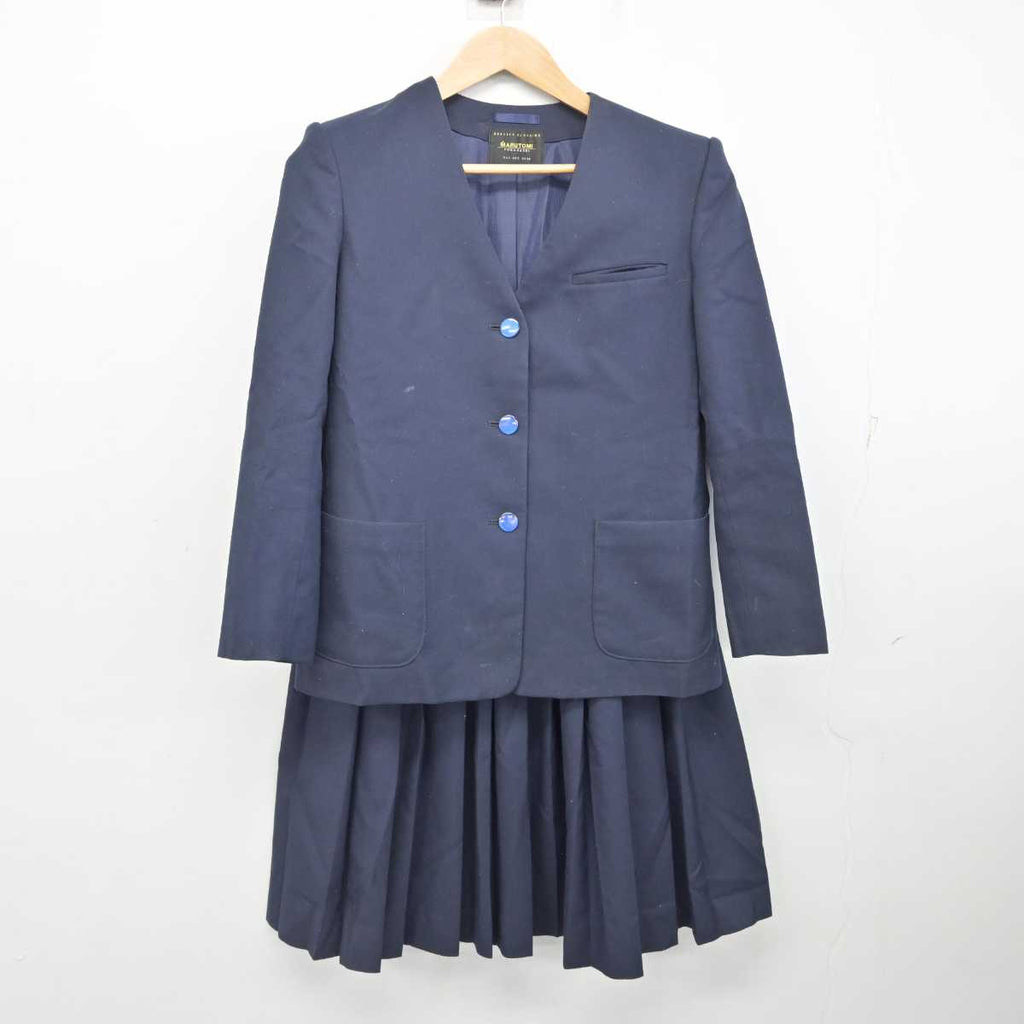 中古】千葉県 小室中学校 女子制服 3点 (ブレザー・スカート