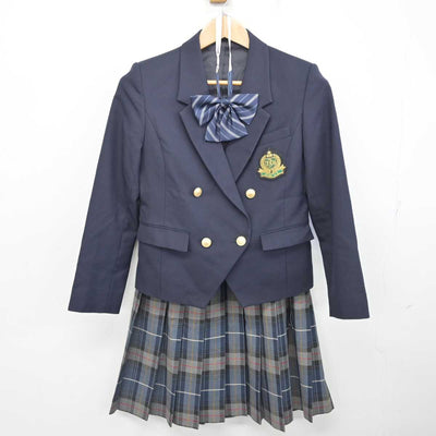 【中古】埼玉県 いずみ高等学校 女子制服 5点 (ブレザー・スカート・スカート) sf084820