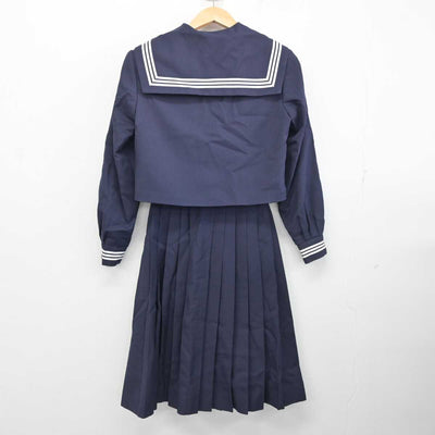 【中古】千葉県 銚子市立第一中学校 女子制服 3点 (セーラー服・スカート) sf084830