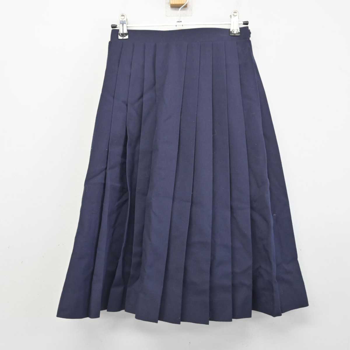 【中古】千葉県 銚子市立第一中学校 女子制服 3点 (セーラー服・スカート) sf084830