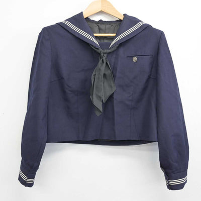 【中古】東京都 八潮高等学校 女子制服 4点 (セーラー服・スカート) sf084832