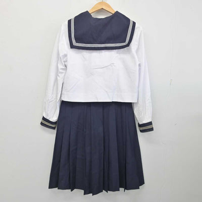 【中古】東京都 八潮高等学校 女子制服 4点 (セーラー服・スカート) sf084833