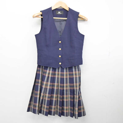 【中古】群馬県 東京農業大学第二高等学校 女子制服 4点 (ブレザー・ベスト・スカート) sf084838