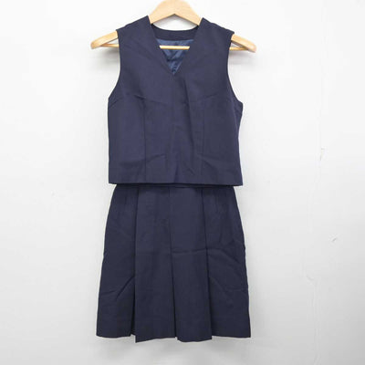 【中古】神奈川県 浜中学校 女子制服 3点 (ブレザー・ベスト・スカート) sf084841