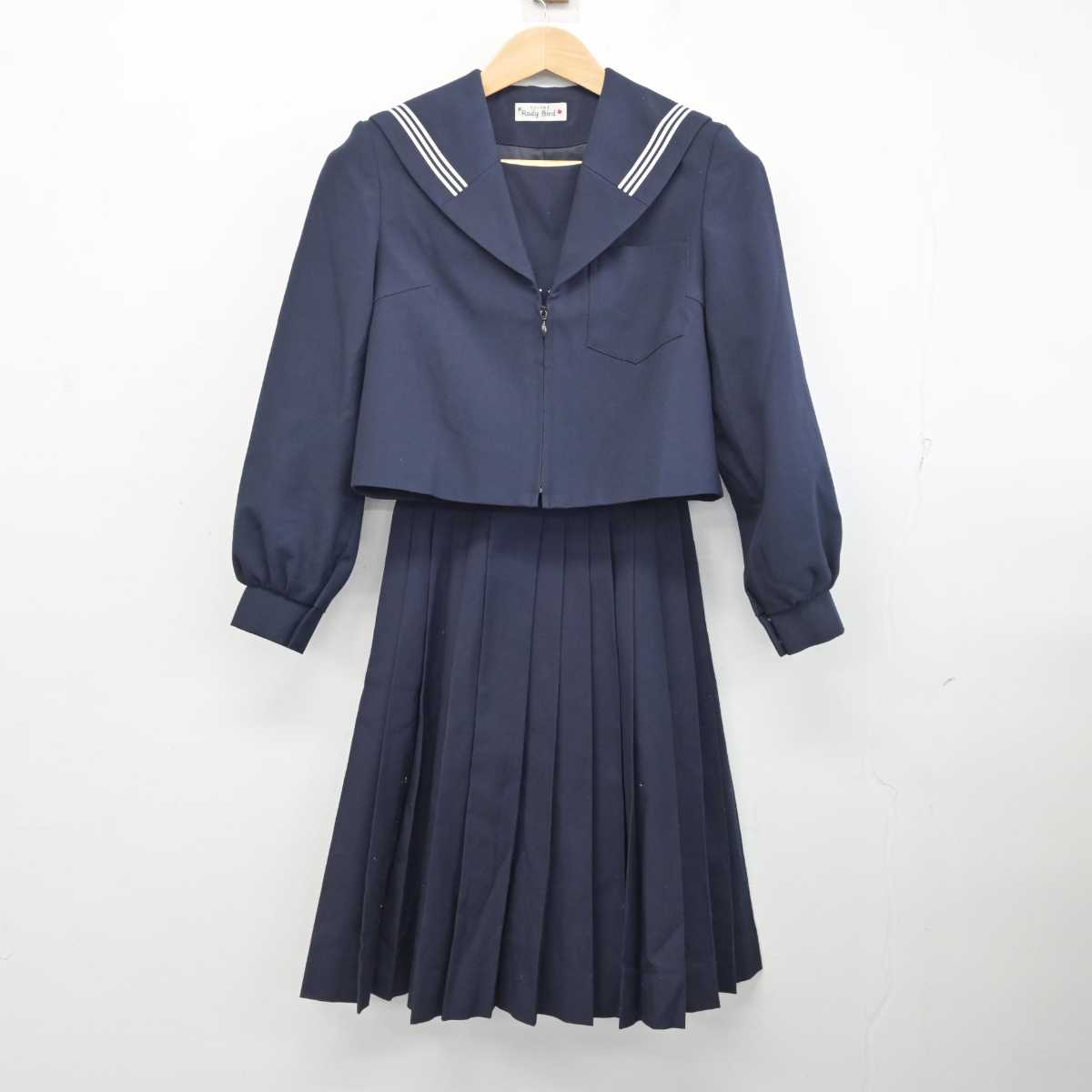 【中古】愛知県 川名中学校 女子制服 2点 (セーラー服・スカート) sf084849