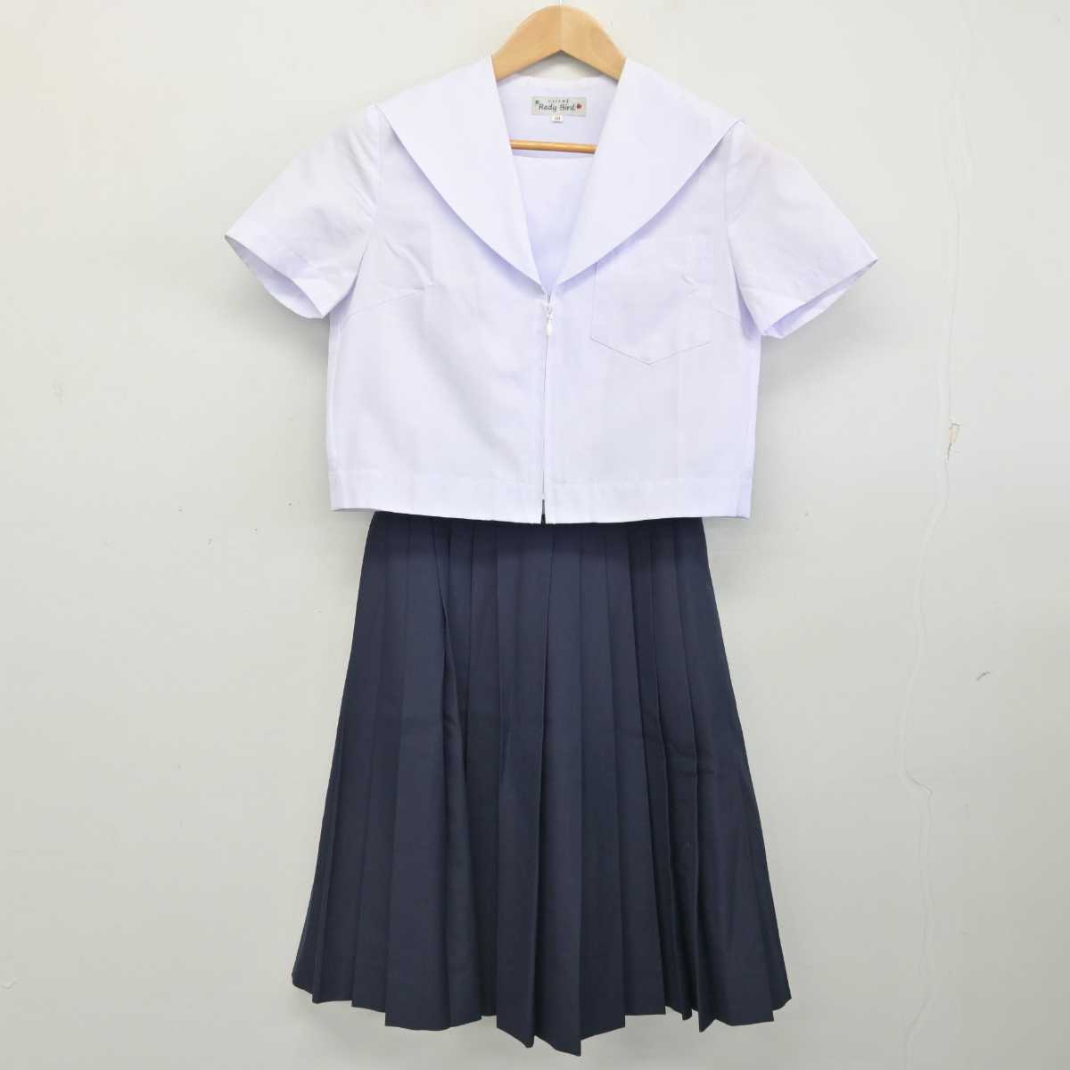 【中古】愛知県 川名中学校 女子制服 3点 (セーラー服・セーラー服・スカート) sf084851