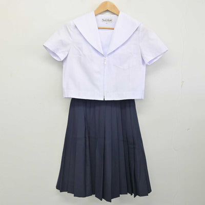 【中古】愛知県 川名中学校 女子制服 3点 (セーラー服・セーラー服・スカート) sf084851