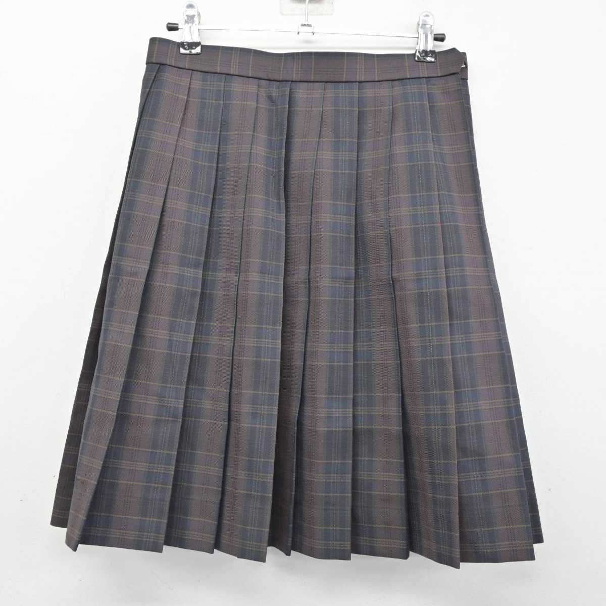 【中古】東京都 豊島学院高等学校 女子制服 4点 (ブレザー・シャツ・スカート) sf084857