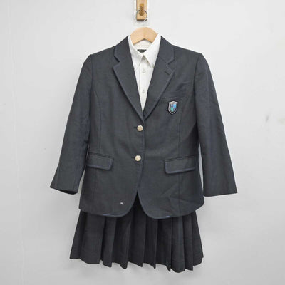 【中古】兵庫県 神戸学院大学附属高等学校 女子制服 3点 (ブレザー・シャツ・スカート) sf084867