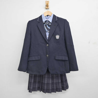 【中古】東京都 朋優学院高等学校 女子制服 4点 (ブレザー・シャツ・スカート) sf084871