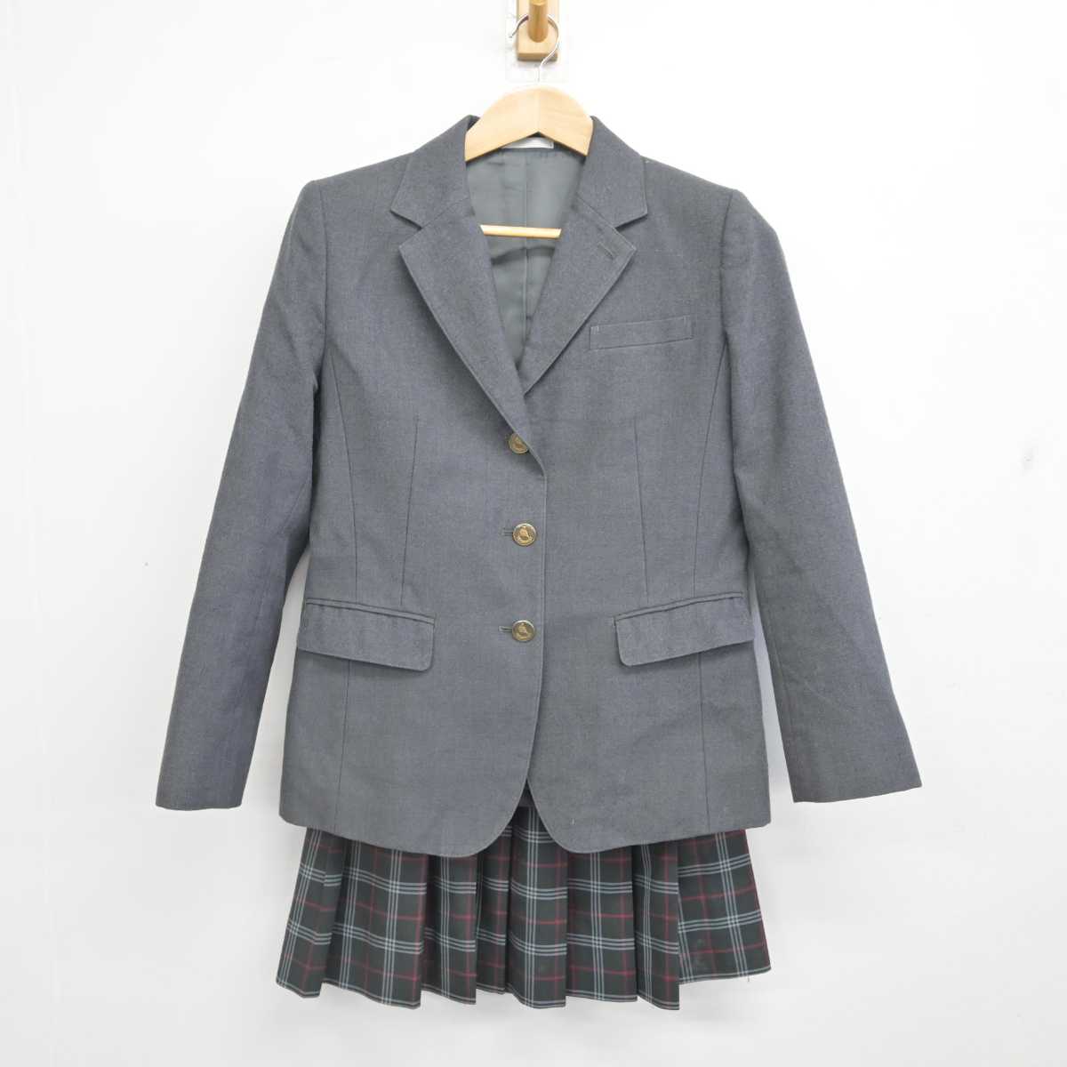 【中古】神奈川県 横浜創学館高等学校/旧制服 女子制服 4点 (ブレザー・スカート・ブレザー) sf084875