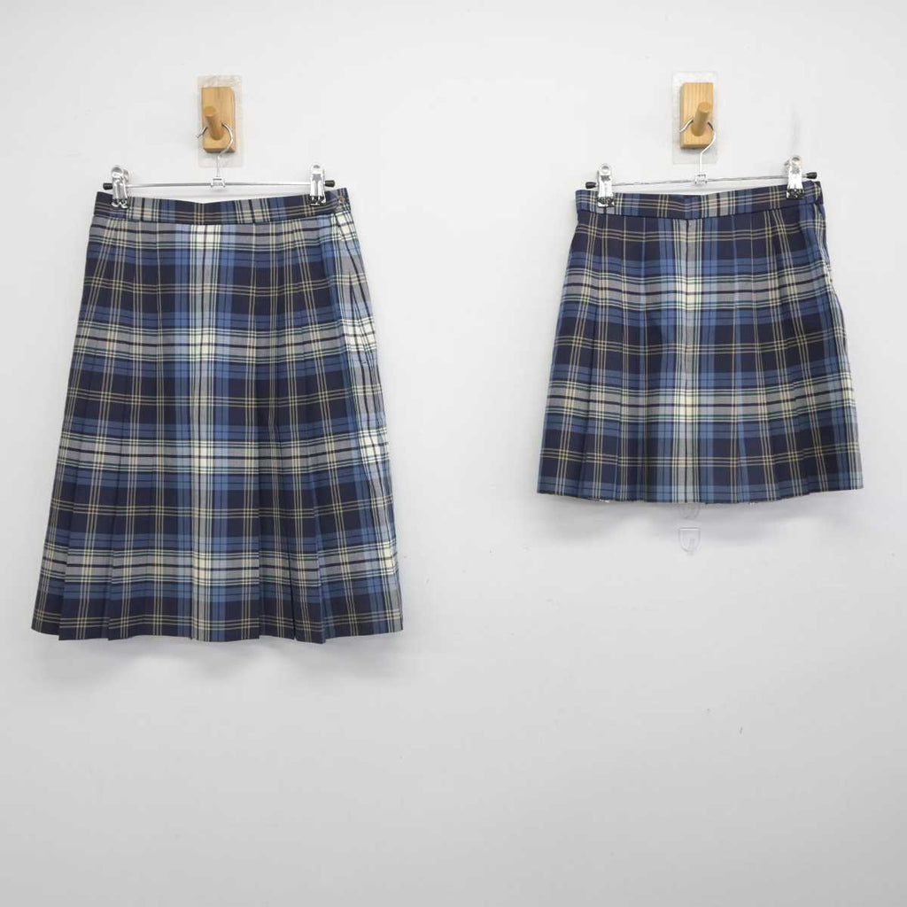 中古】長野県 穂高商業高等学校 女子制服 2点 (スカート
