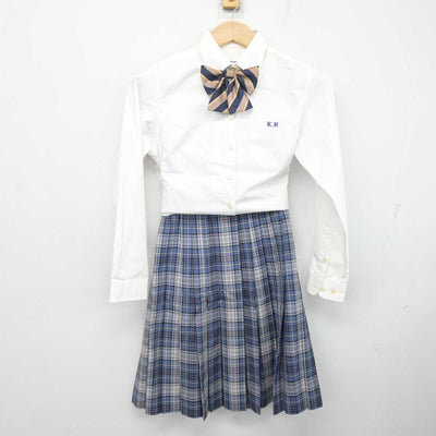 【中古】愛知県 刈谷東高等学校 女子制服 4点 (ブレザー・シャツ・スカート) sf084946