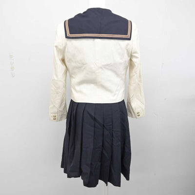 【中古】岡山県 岡山南高等学校 女子制服 4点 (ブレザー・セーラー服・スカート) sf084950