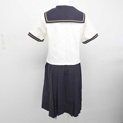 【中古】岡山県 岡山南高等学校 女子制服 3点 (セーラー服・スカート) sf084951