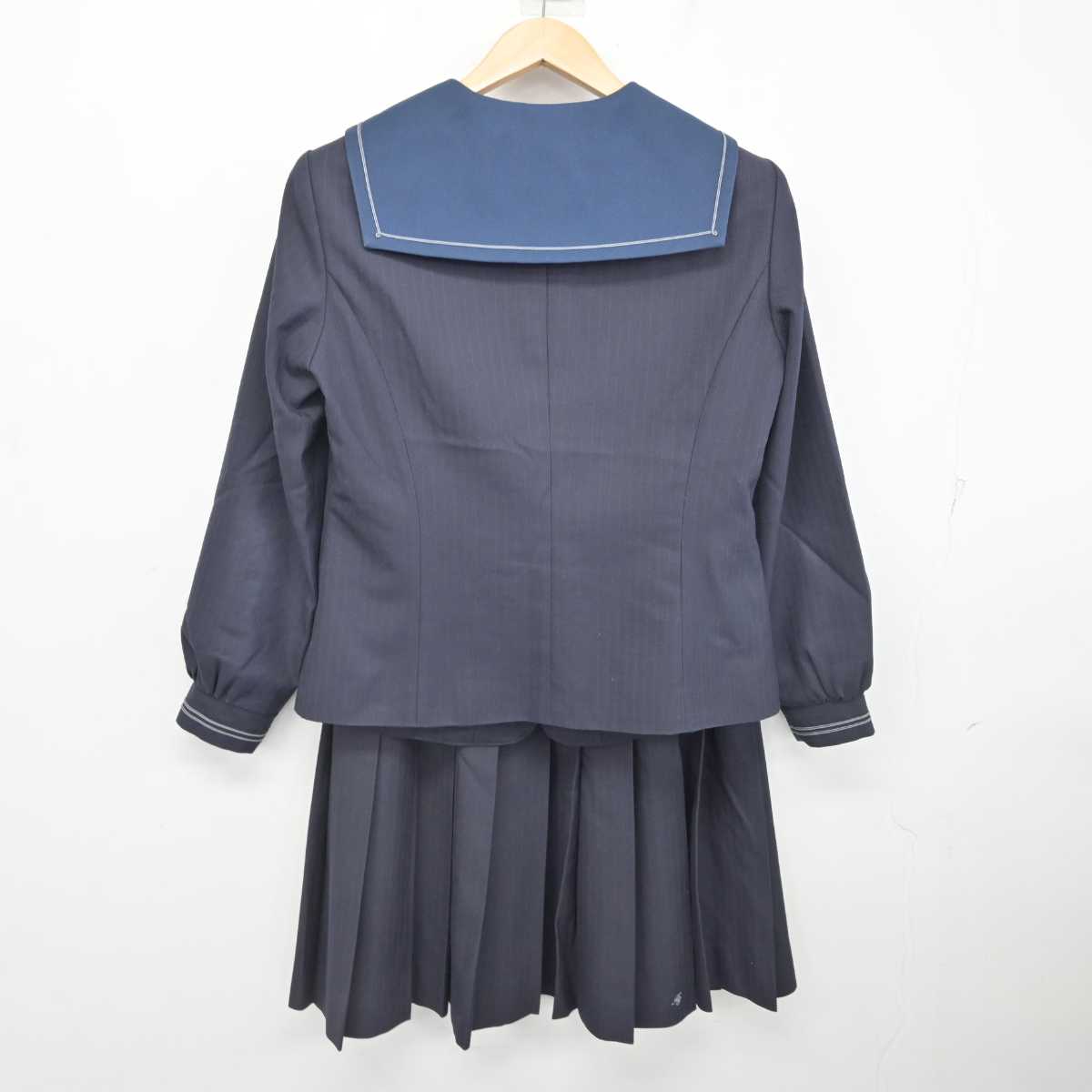 中古】東京都 晴海総合高等学校 女子制服 3点 (セーラー服