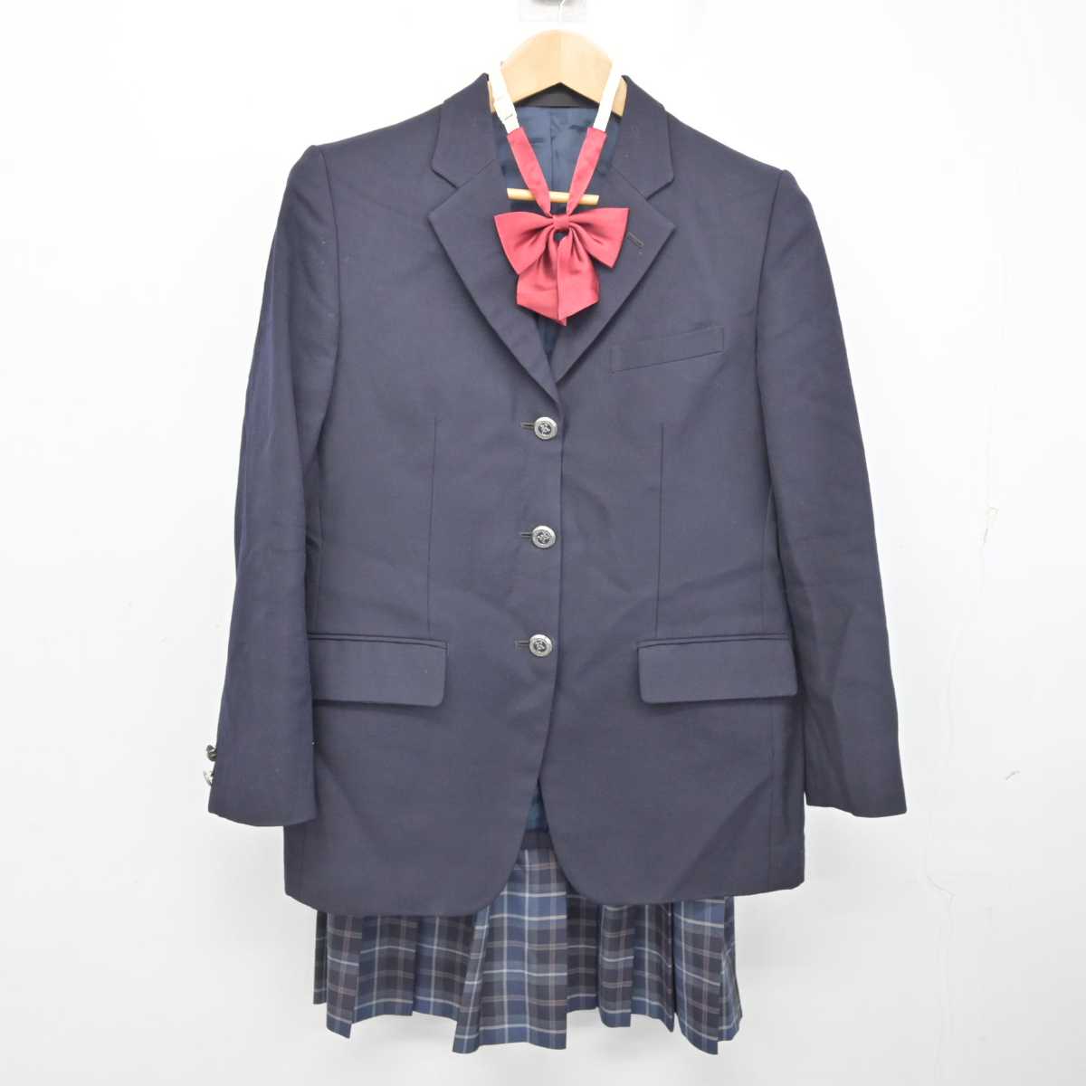 【中古】東京都 芦花高等学校 女子制服 3点 (ブレザー・スカート) sf084967