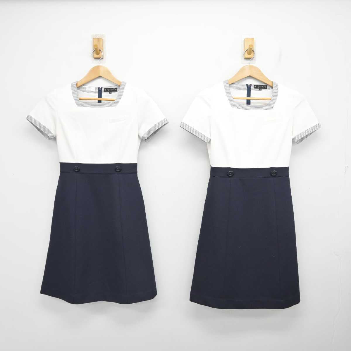 【中古】 事務服 女子制服 2点 (ワンピース) sf085086