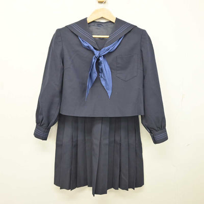 【中古】東京都  東京学芸大学附属高等学校 女子制服 3点 (セーラー服・スカート) sf085095