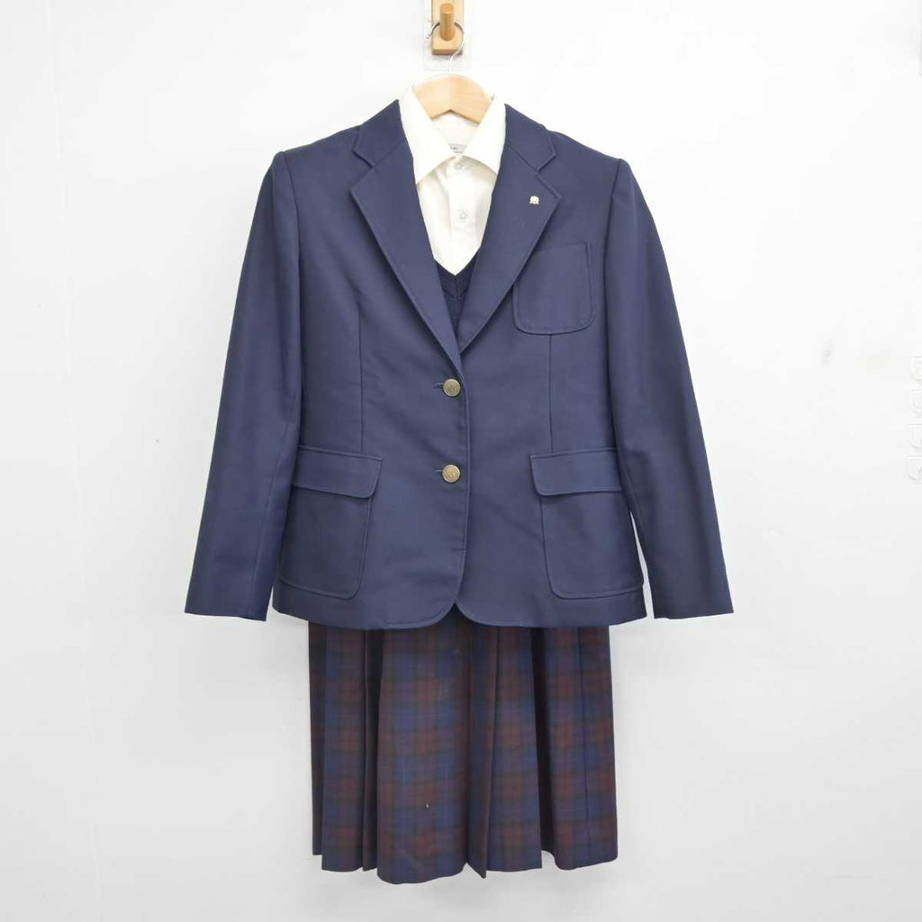 中古】滋賀県 近江兄弟社中学校 女子制服 5点 (ブレザー・ニット 中古】滋賀県 近江兄弟社中学校 女子制服 5点 (ブレザー・ニット