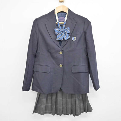 【中古】東京都 東大和高等学校 女子制服 3点 (ブレザー・スカート) sf085184