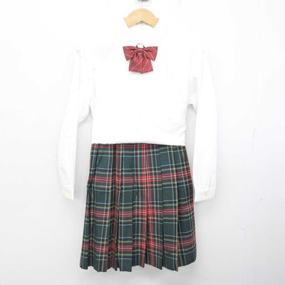 【中古】鹿児島県 加治木女子高等学校 女子制服 5点 (ブレザー・ニット・シャツ・スカート) sf085219