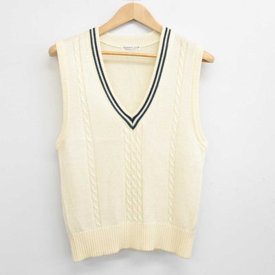 【中古】鹿児島県 加治木女子高等学校 女子制服 3点 (ニットベスト・シャツ) sf085220