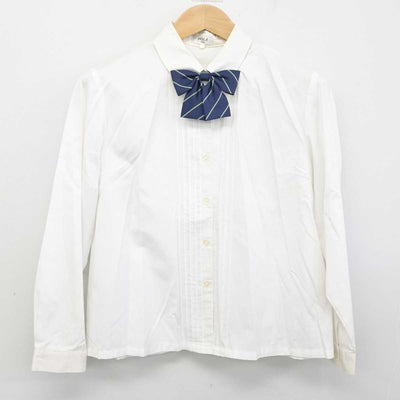 【中古】鹿児島県 加治木女子高等学校 女子制服 3点 (ニットベスト・シャツ) sf085220