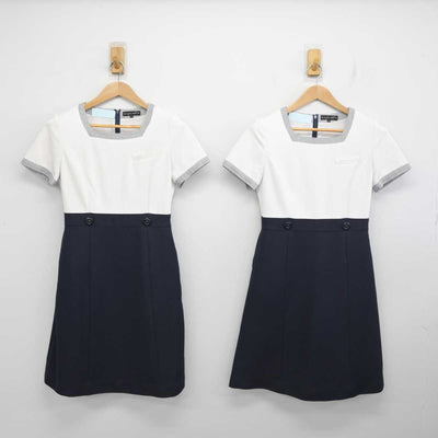 【中古】 事務服 女子制服 2点 (ワンピース) sf085232