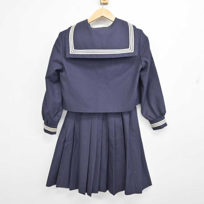 【中古】茨城県 日立第二高等学校 女子制服 3点 (セーラー服・スカート) sf085299