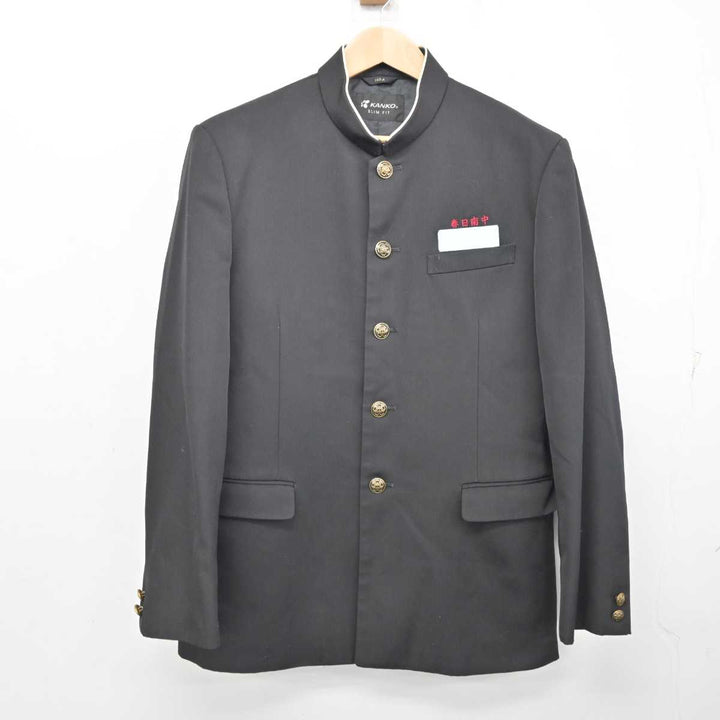【新品未使用】福岡市内中学男子 制服ズボン 中古制服】福岡県 板付中学校 男子制服 4点（学ラン・ズボン