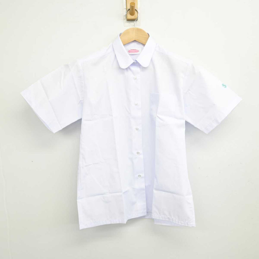 中古】宮城県 塩竈市立第一中学校 女子制服 2点 (シャツ・スカート