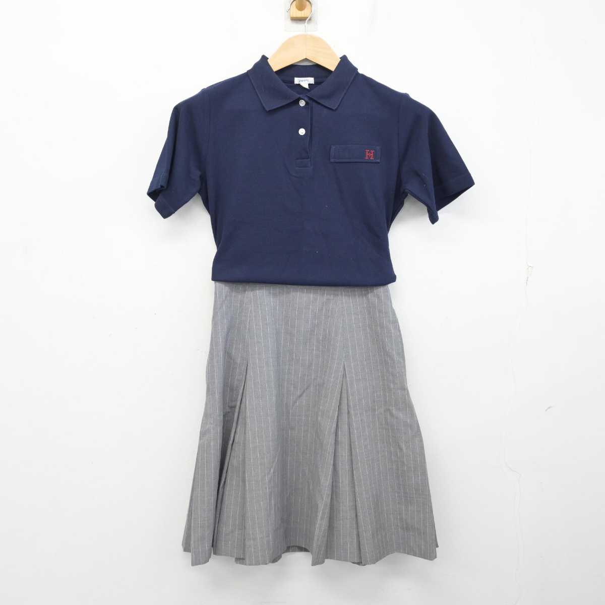 中古】兵庫県 姫路女学院高等学校 女子制服 3点 (シャツ