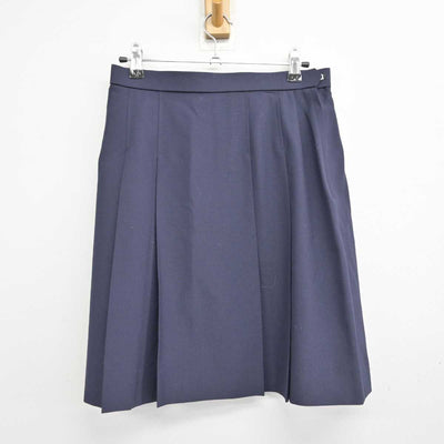【中古】東京都 明治学院東村山高等学校 女子制服 2点 (ニット・スカート) sf085591
