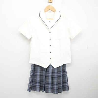 【中古】東京都 東洋大学京北中学高等学校 女子制服 2点 (シャツ・スカート) sf085783