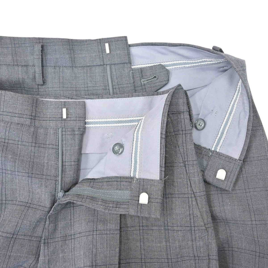 中古】千葉県 木更津第二中学校 男子制服 4点 (ブレザー・ズボン 