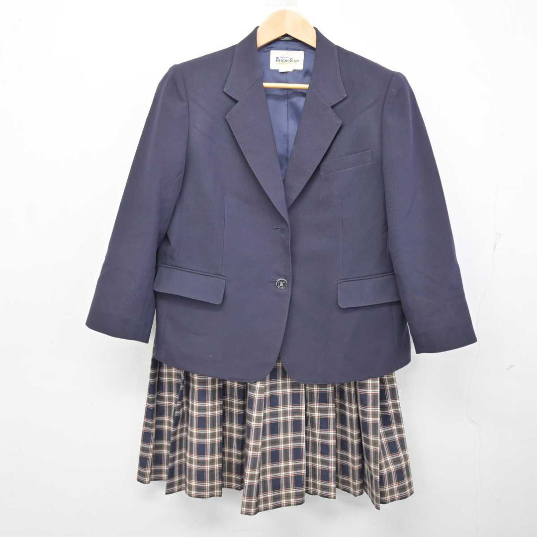 中古】千葉県 木更津第二中学校 女子制服 2点 (ブレザー・スカート 