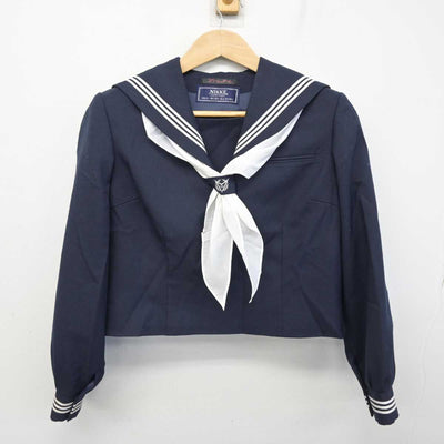 【中古】埼玉県 三郷市立南中学校 女子制服 3点 (セーラー服・ジャンパースカート) sf085887
