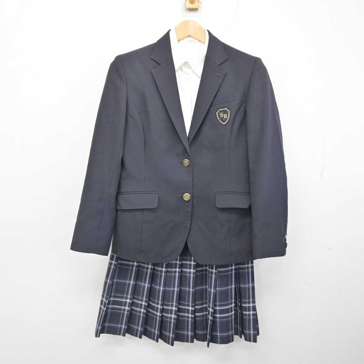 中古】埼玉県 叡明高等学校 女子制服 4点 (ブレザー・ニット
