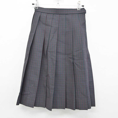 【中古】大阪府 扇町総合高等学校 女子制服 1点 (スカート) sf085916