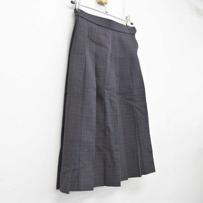 【中古】大阪府 扇町総合高等学校 女子制服 1点 (スカート) sf085916