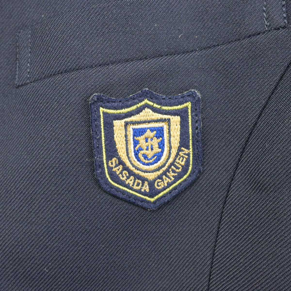 【中古】静岡県 笹田学園　高等課程 女子制服 5点 (ブレザー・シャツ・スカート) sf085917