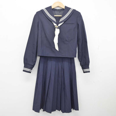 【中古】東京都 七生中学校 女子制服 3点 (セーラー服・スカート) sf085928