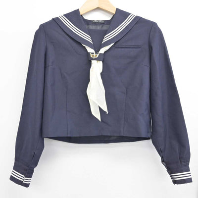 【中古】東京都 七生中学校 女子制服 3点 (セーラー服・スカート) sf085928
