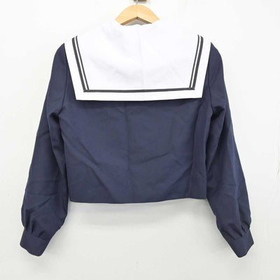 【中古】愛知県 豊田西高等学校 女子制服 3点 (セーラー服・ニット) sf085943