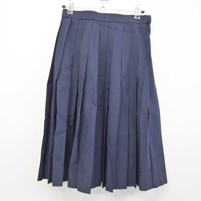 【中古】愛知県 豊田西高等学校 女子制服 4点 (セーラー服・ニット・スカート) sf085944