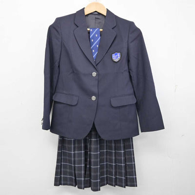 【中古】 未来を創る学舎 / 中京高等学校静岡校通信課程 女子制服 3点 (ブレザー・スカート) sf085973