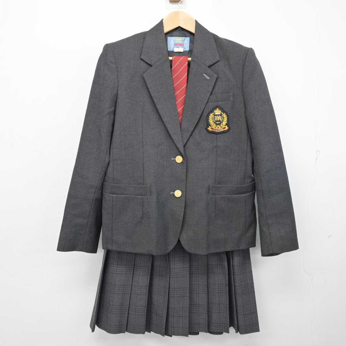 【中古】愛知県 三好高等学校 女子制服 4点 (ブレザー・スカート) sf085986