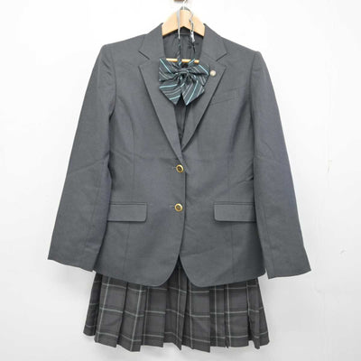 【中古】東京都 日野高等学校 女子制服 4点 (ブレザー・スカート) sf085988