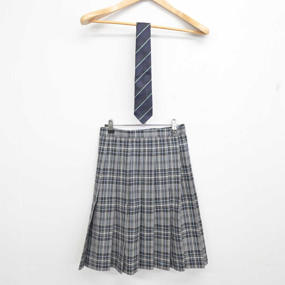 【中古】東京都 日野高等学校 女子制服 2点 (スカート) sf085990